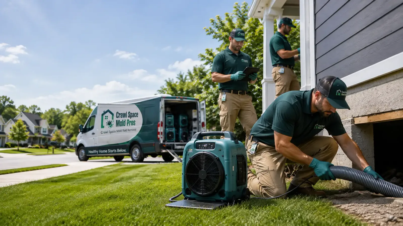 Crawl Space Mold Removal in Blanchard, ID